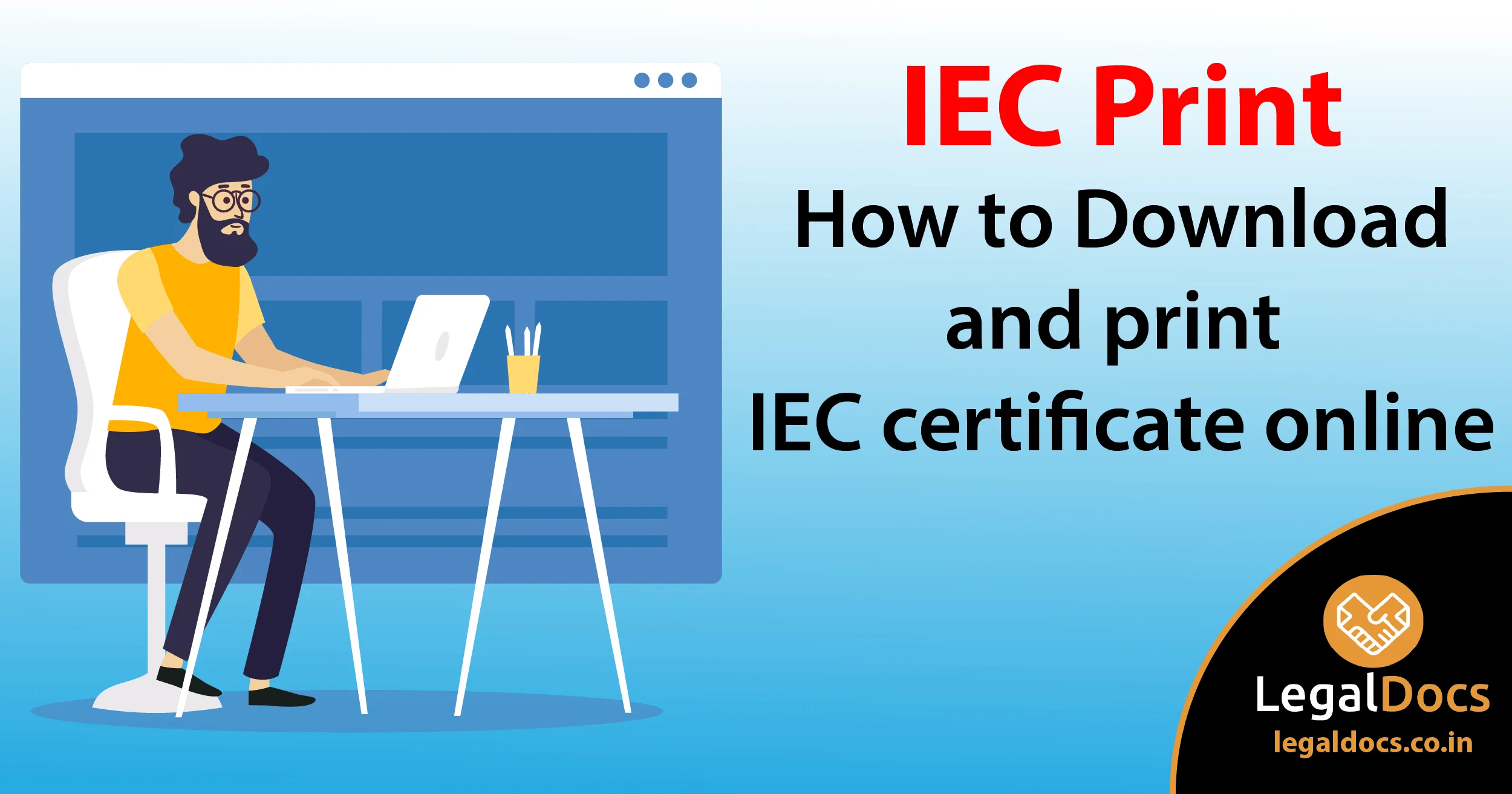  IEC Print - How to Download and Print IEC Certificate Online